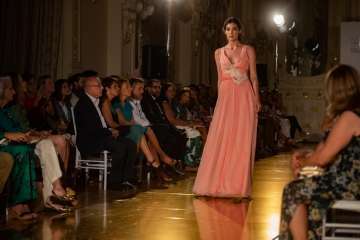 El espíritu heroico de las mujeres, protagonista de los diseños de la 2Âª jornada de GC Colección Bridal (Foto TA)